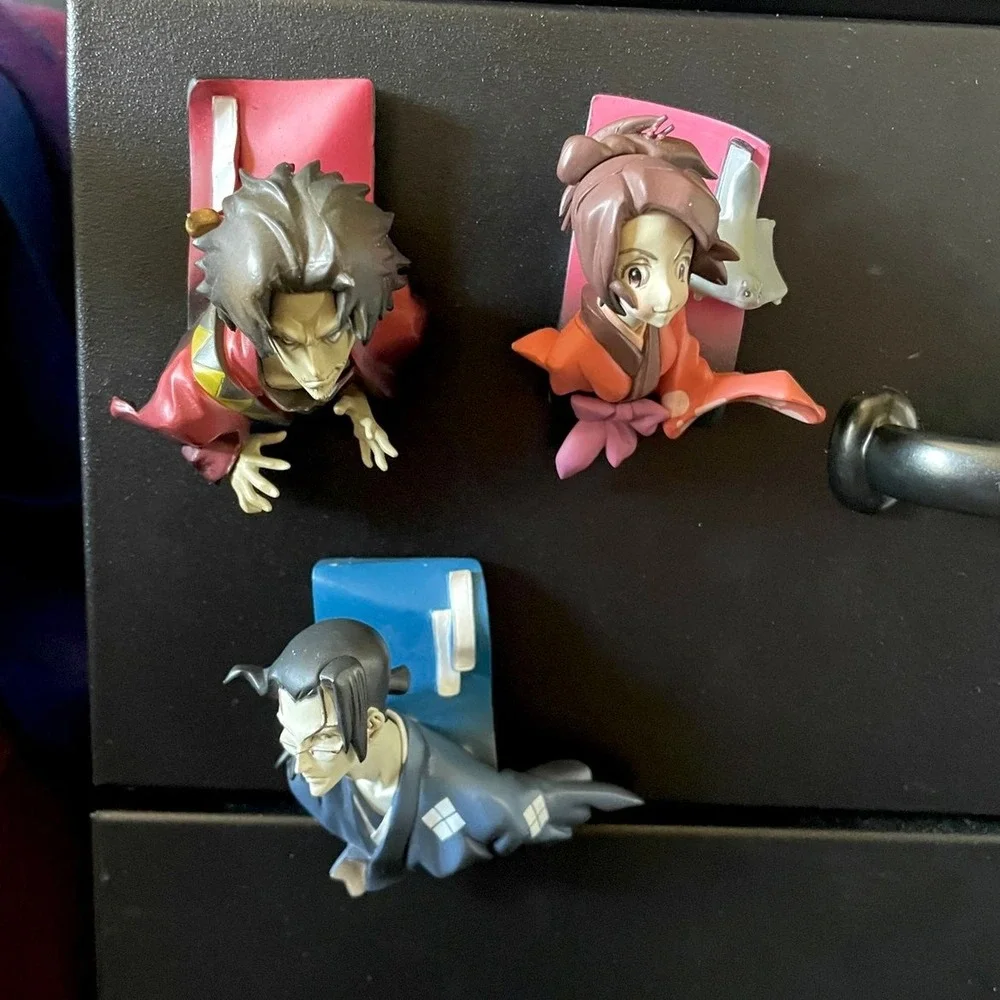 Samurai Champloo Magnet Set‎ Mugen Jin Fuu Anime Character Fridge Decor